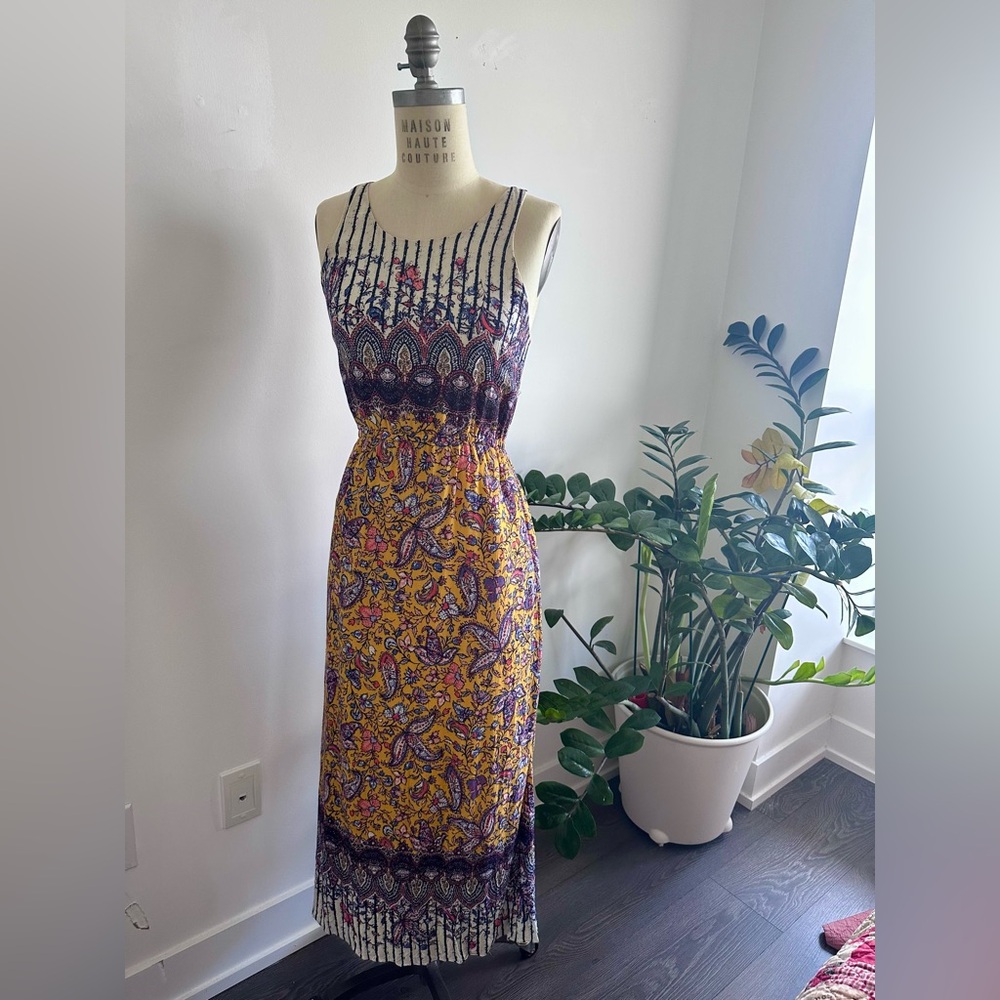 Lucky Brand Patterned Maxi Dress